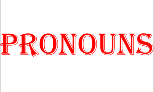 Местоимения Pronouns